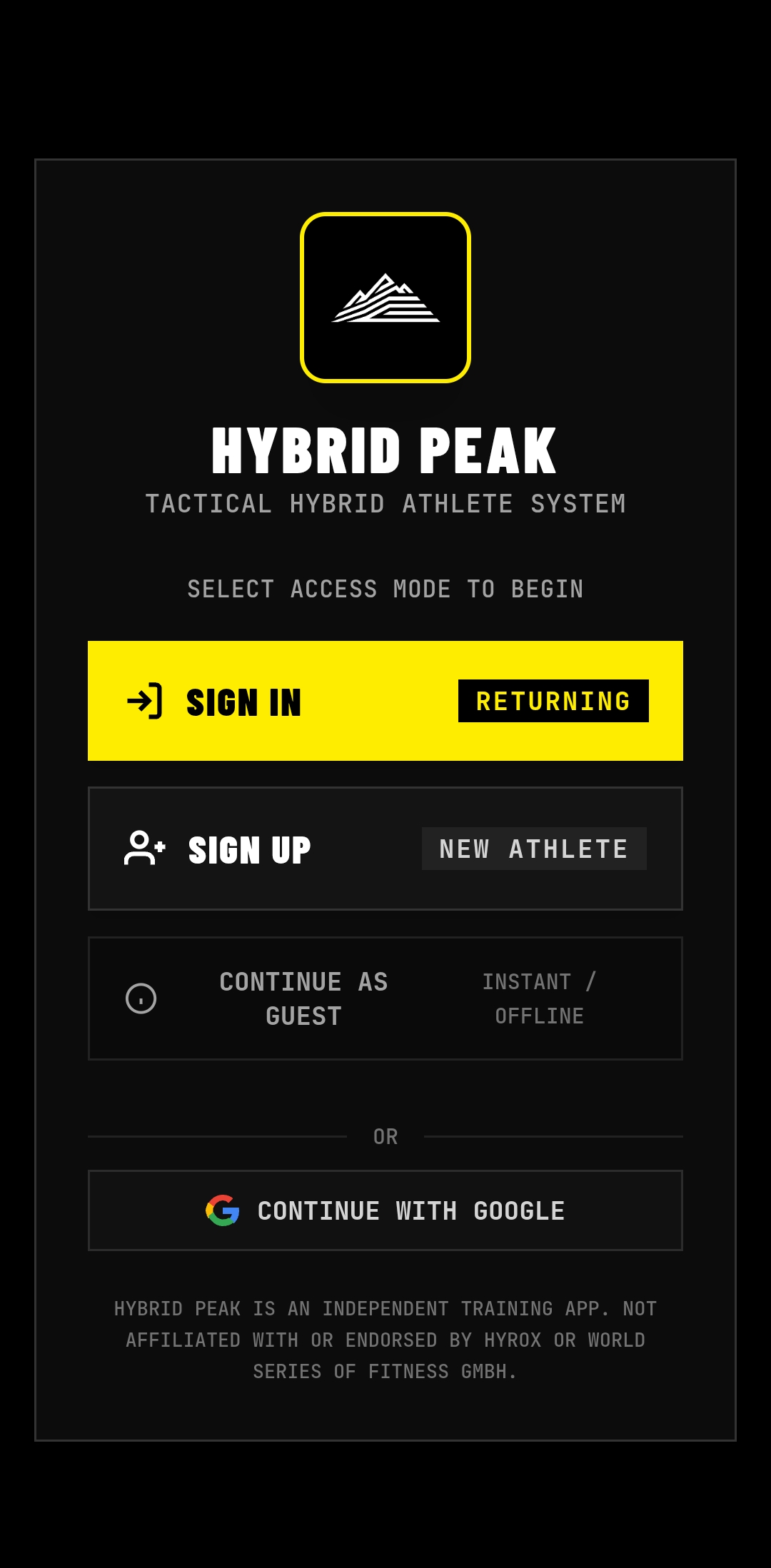 Access & Sign In